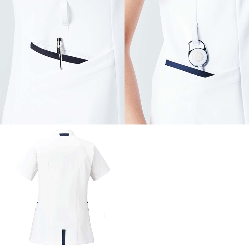 Botanical Garden メンズファスナースクラブ[バニラ×ダークネイビー]