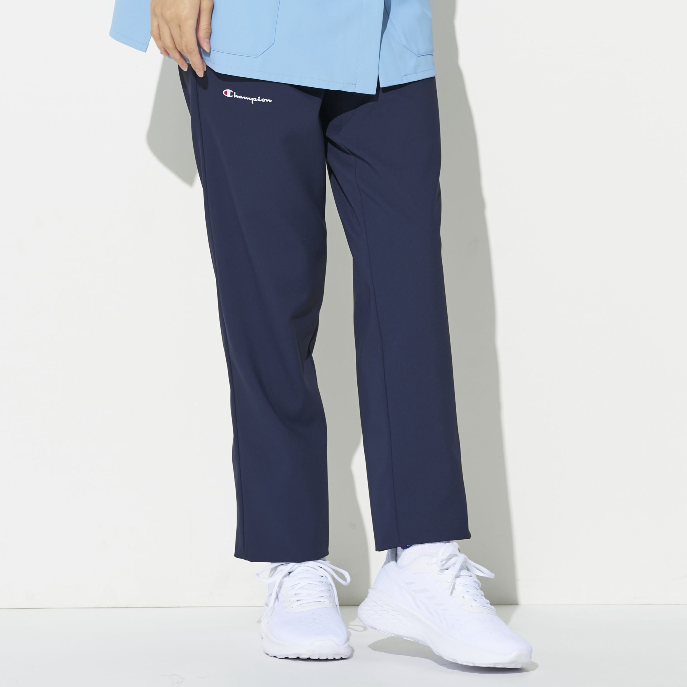 Champion 男女兼用テーパードパンツ[ダークネイビー]