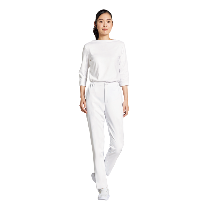 レディステーパードパンツ[ネイビー]