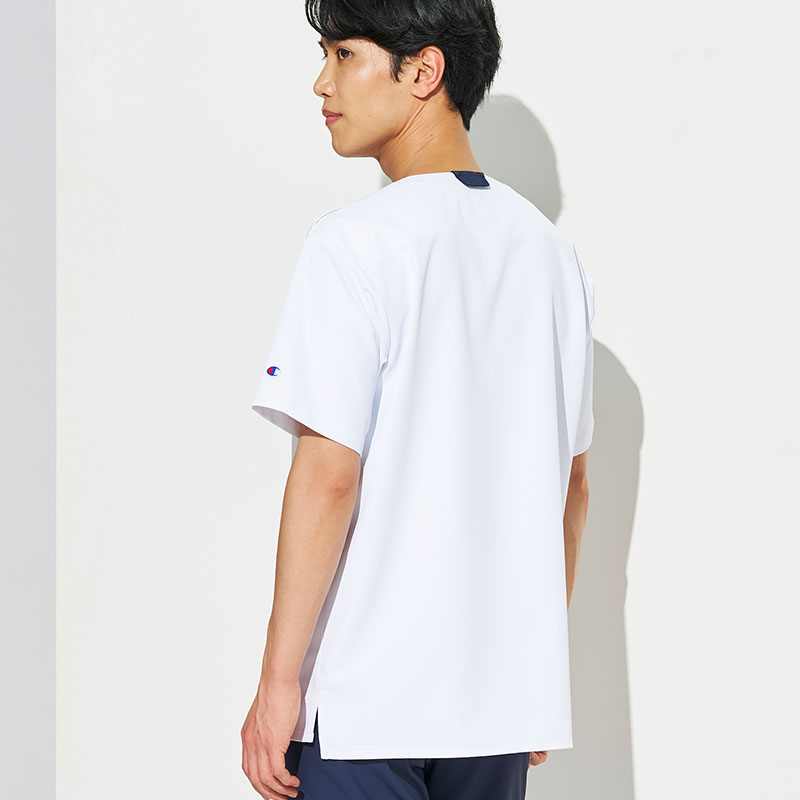 Champion 男女兼用プルオーバースクラブ[ホワイト]