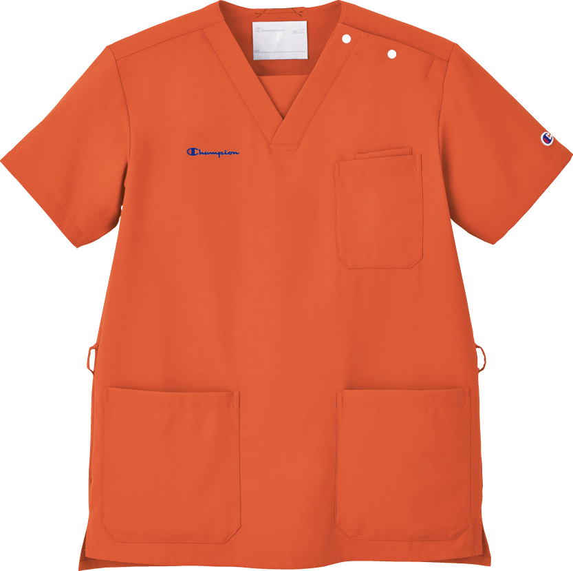 Champion 男女兼用プルオーバースクラブ[オレンジ]