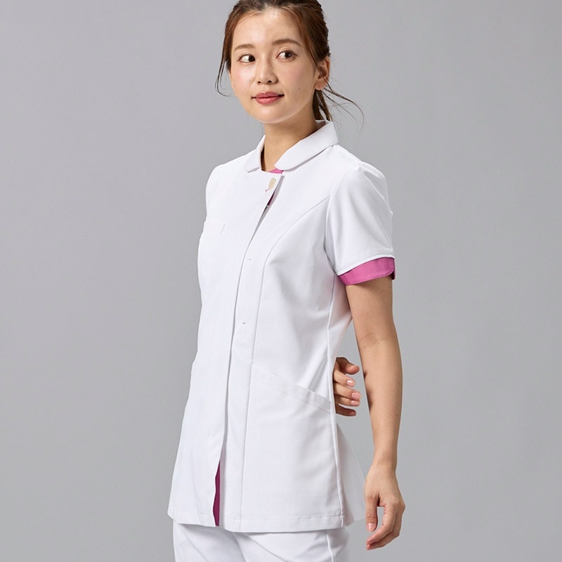 Botanical Garden レディスジャケット[ホワイト×ライラックピンク]