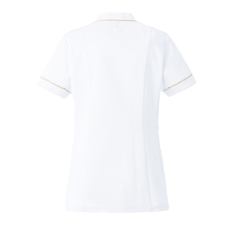 レディスジャケット[ホワイト×シャンパンゴールド]