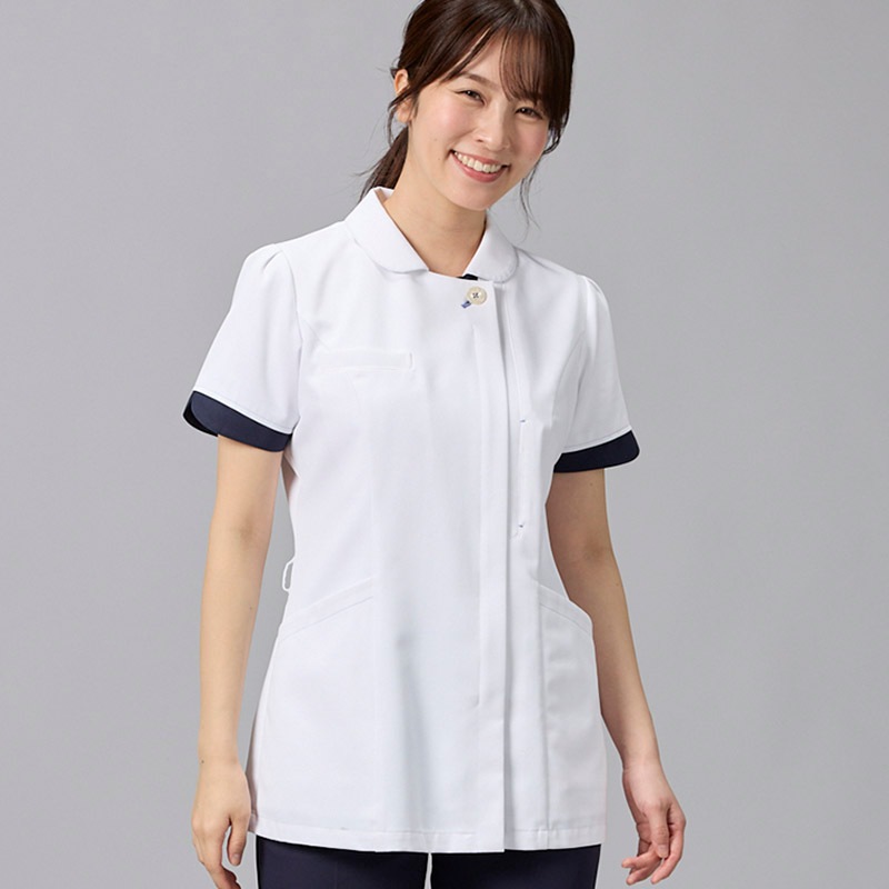 Botanical Garden レディスジャケット[ホワイト×ダークネイビー]