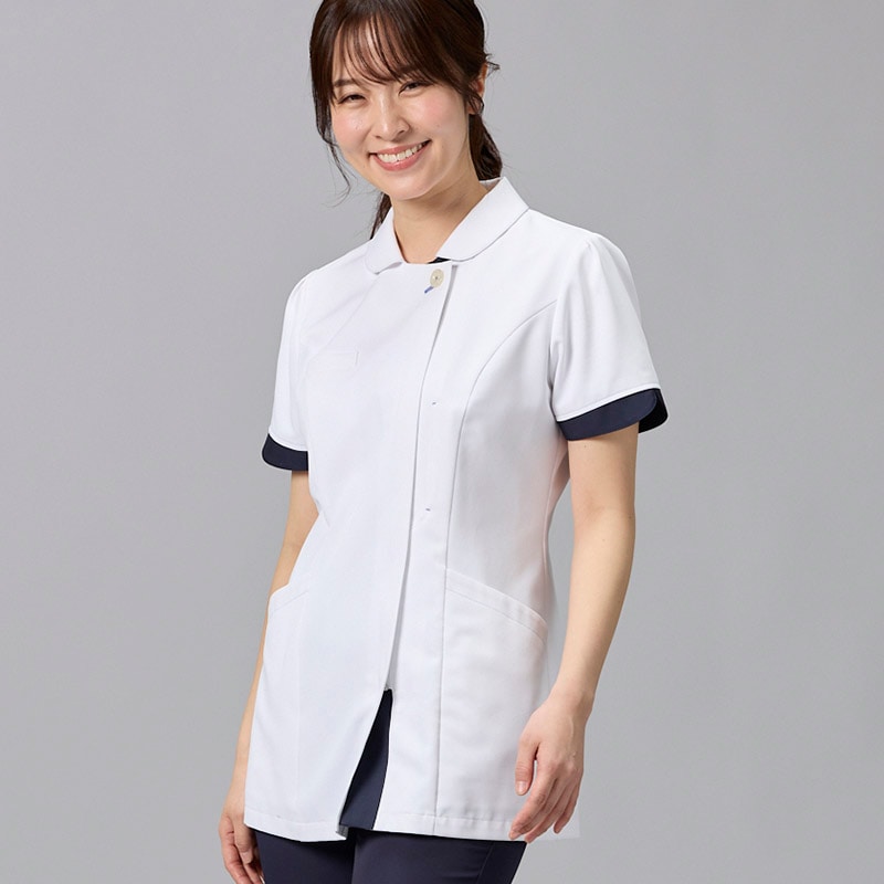 Botanical Garden レディスジャケット[ホワイト×ダークネイビー]