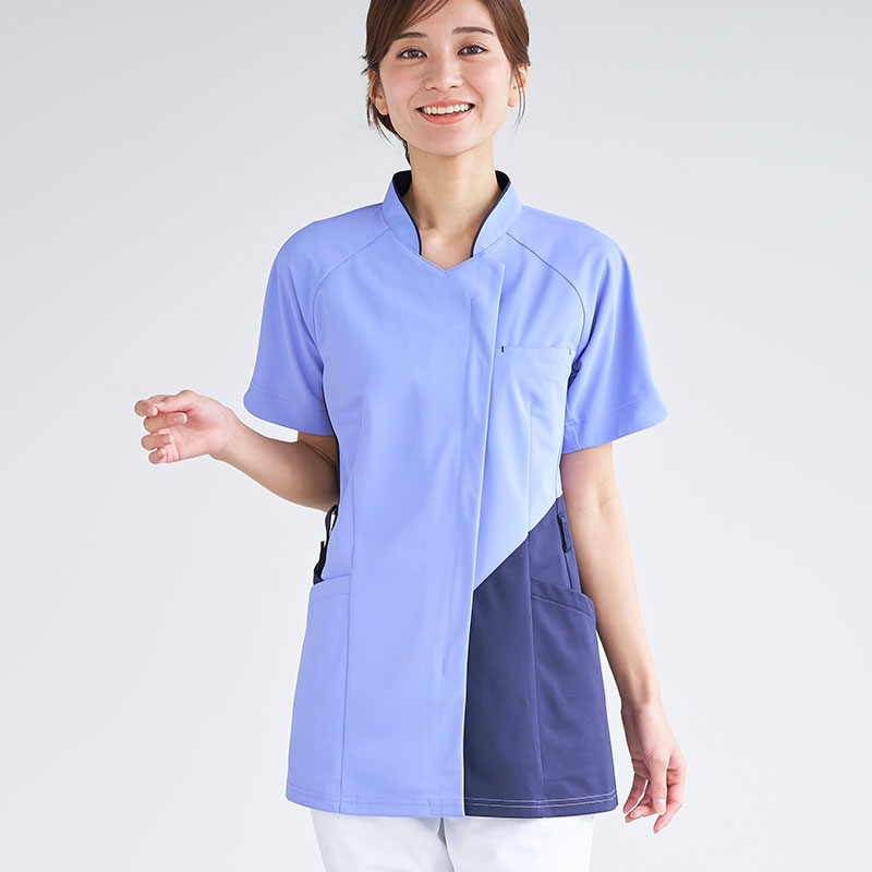 @Museum レディスファスナースクラブ[アッシュブルー]