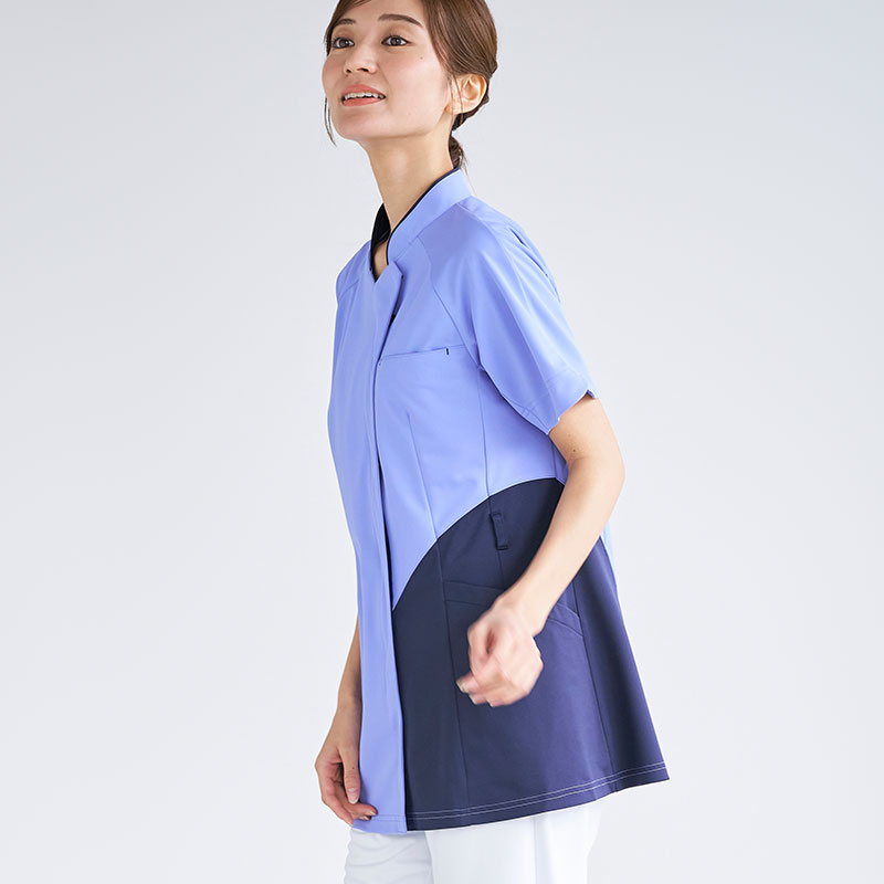 @Museum レディスファスナースクラブ[アッシュブルー]