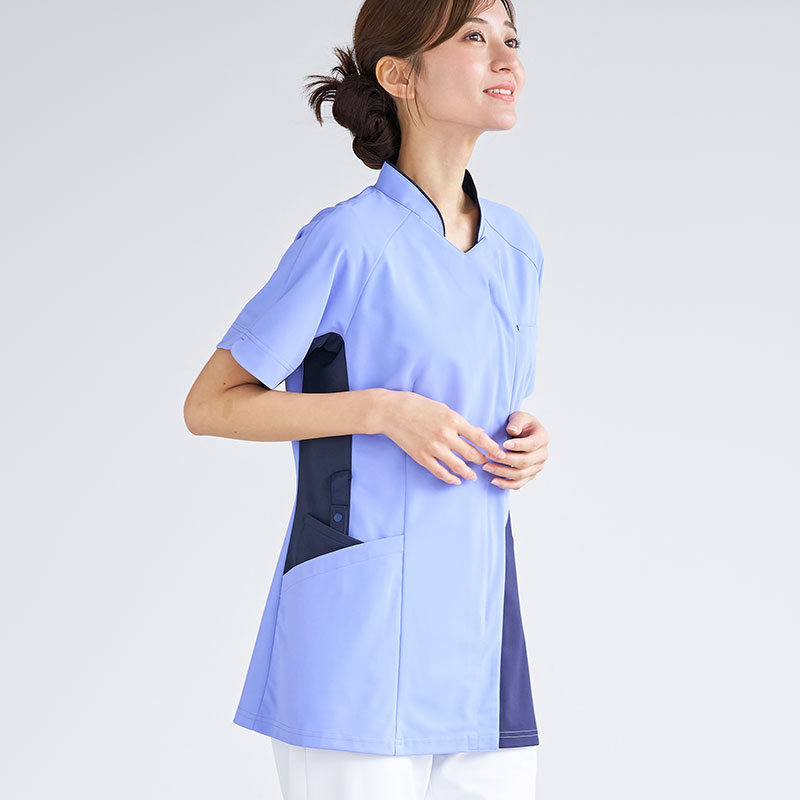 @Museum レディスファスナースクラブ[アッシュブルー]