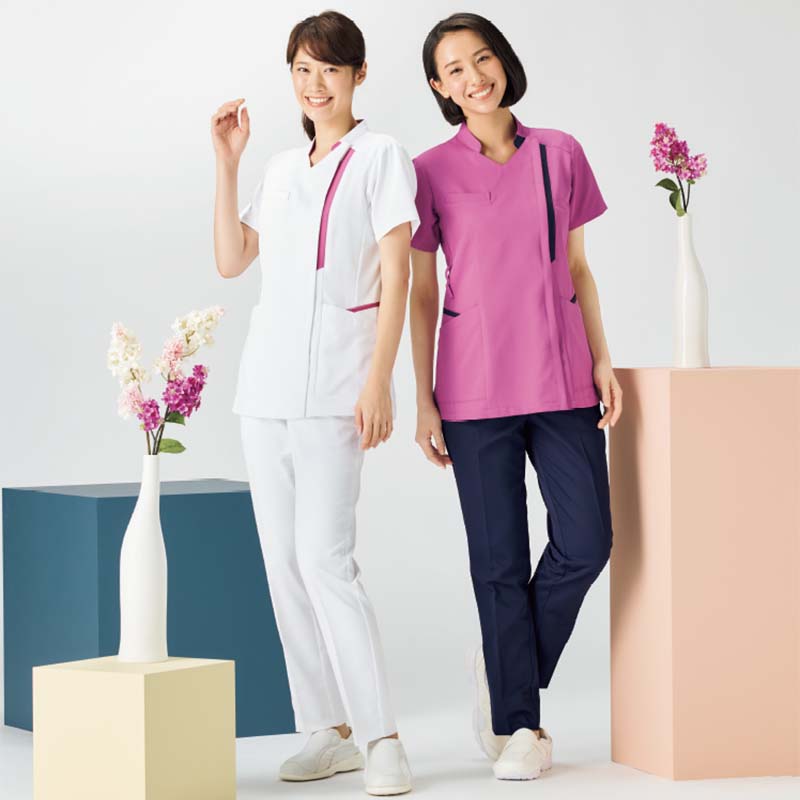 レディステーパードパンツ[ダークネイビー]