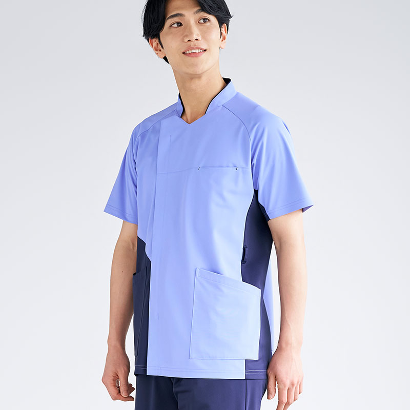 @Museum メンズファスナースクラブ[アッシュブルー]