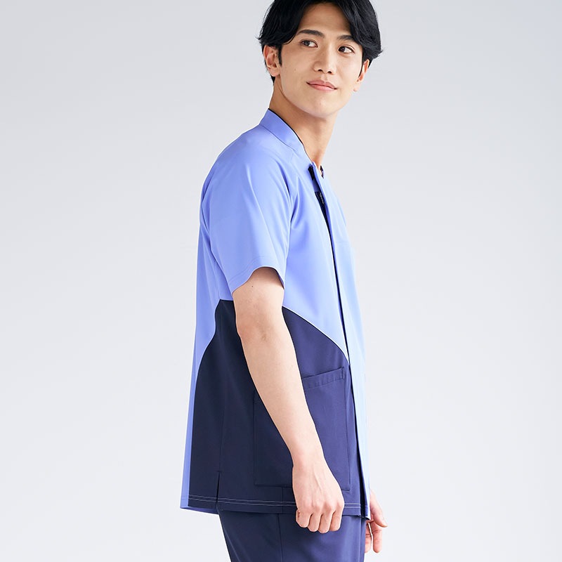 @Museum メンズファスナースクラブ[アッシュブルー]