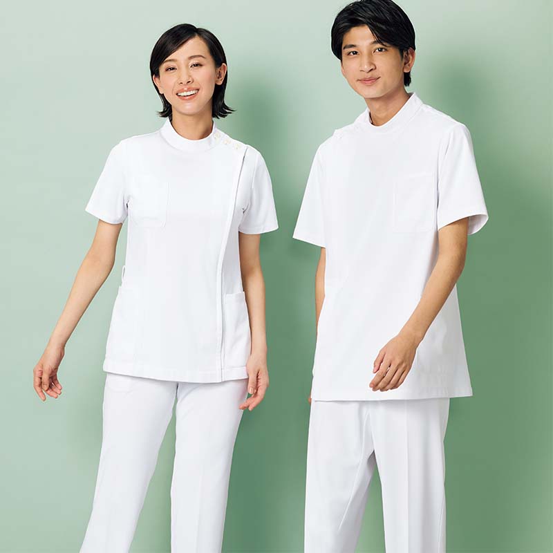 メンズストレートパンツ[ホワイト]