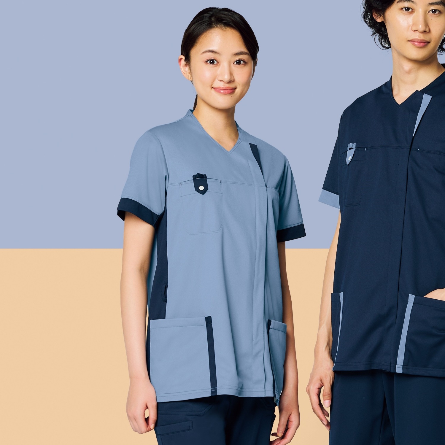 Colorfast 男女兼用ファスナースクラブ[サックスブルー]