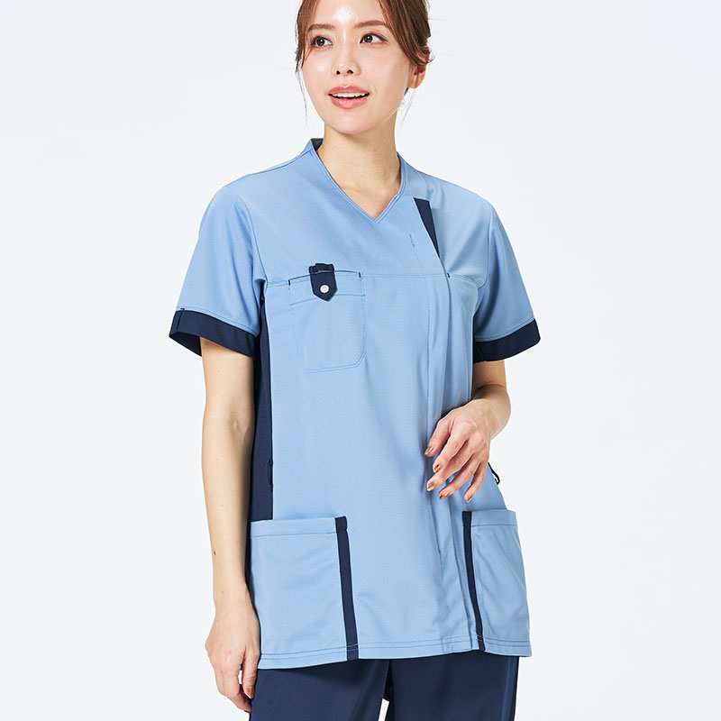 Colorfast 男女兼用ファスナースクラブ[サックスブルー]