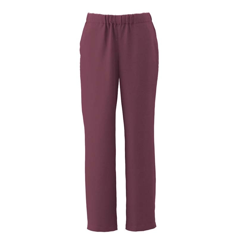 男女兼用スクラブパンツ[ワイン]