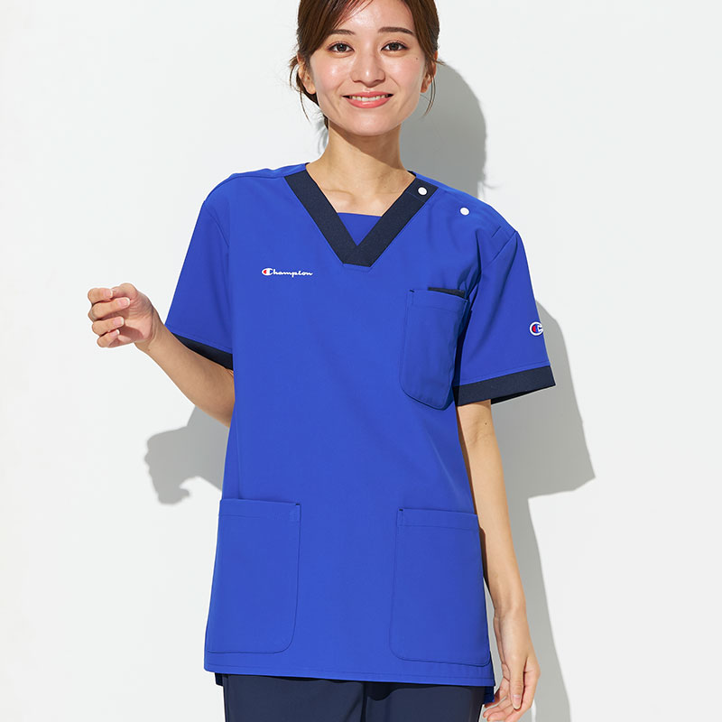 Champion 男女兼用プルオーバースクラブ[ロイヤルブルー]