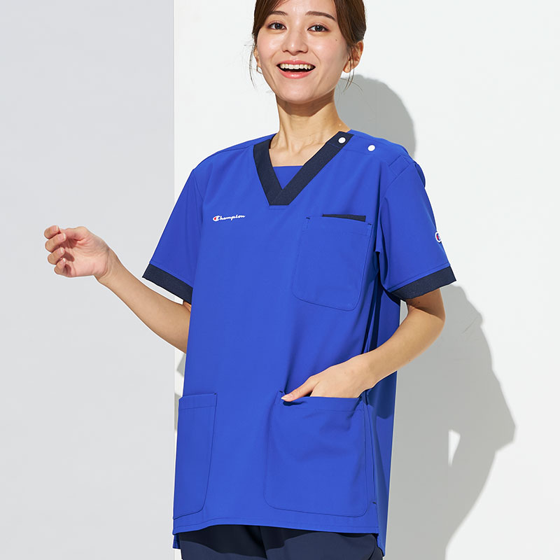 Champion 男女兼用プルオーバースクラブ[ロイヤルブルー]