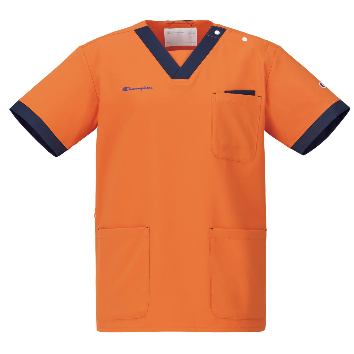 Champion 男女兼用プルオーバースクラブ[オレンジ]