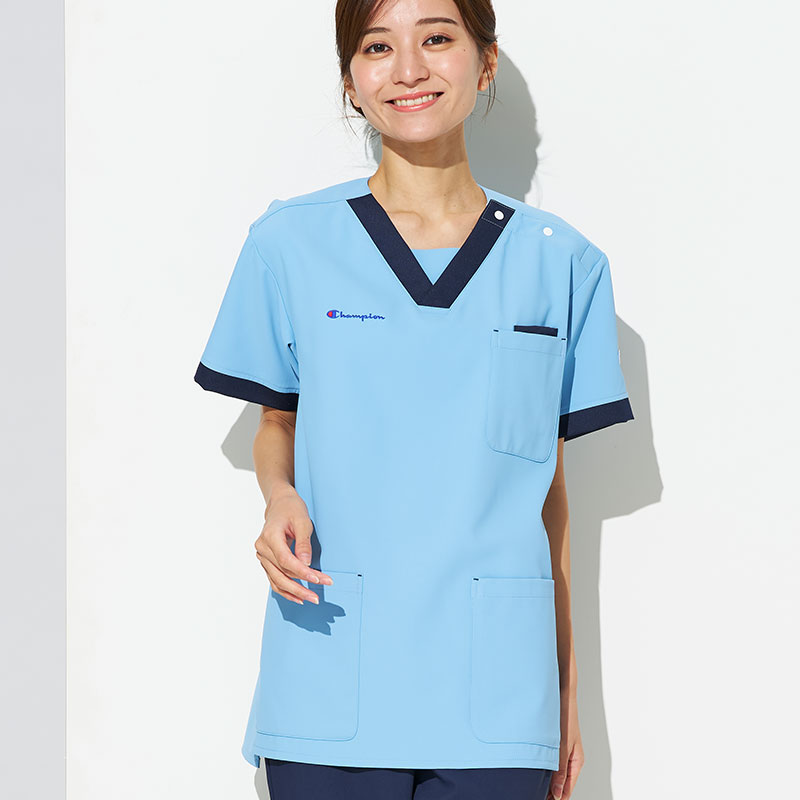 Champion 男女兼用プルオーバースクラブ[カロライナブルー]