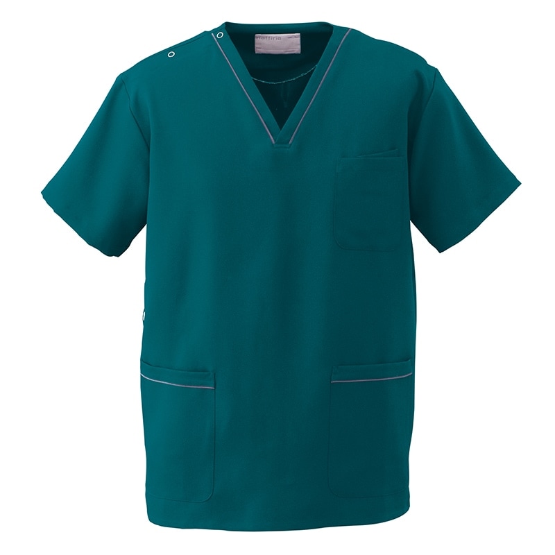 男女兼用プルオーバースクラブ[ダークグリーン]