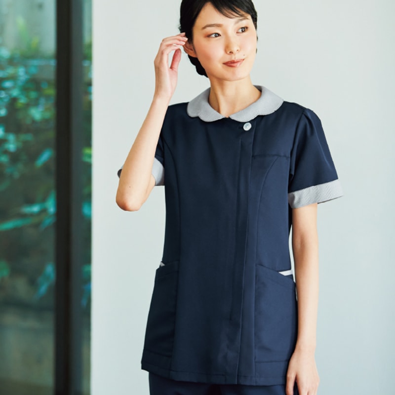 レディスジャケット[ダークネイビー×グレンチェック]