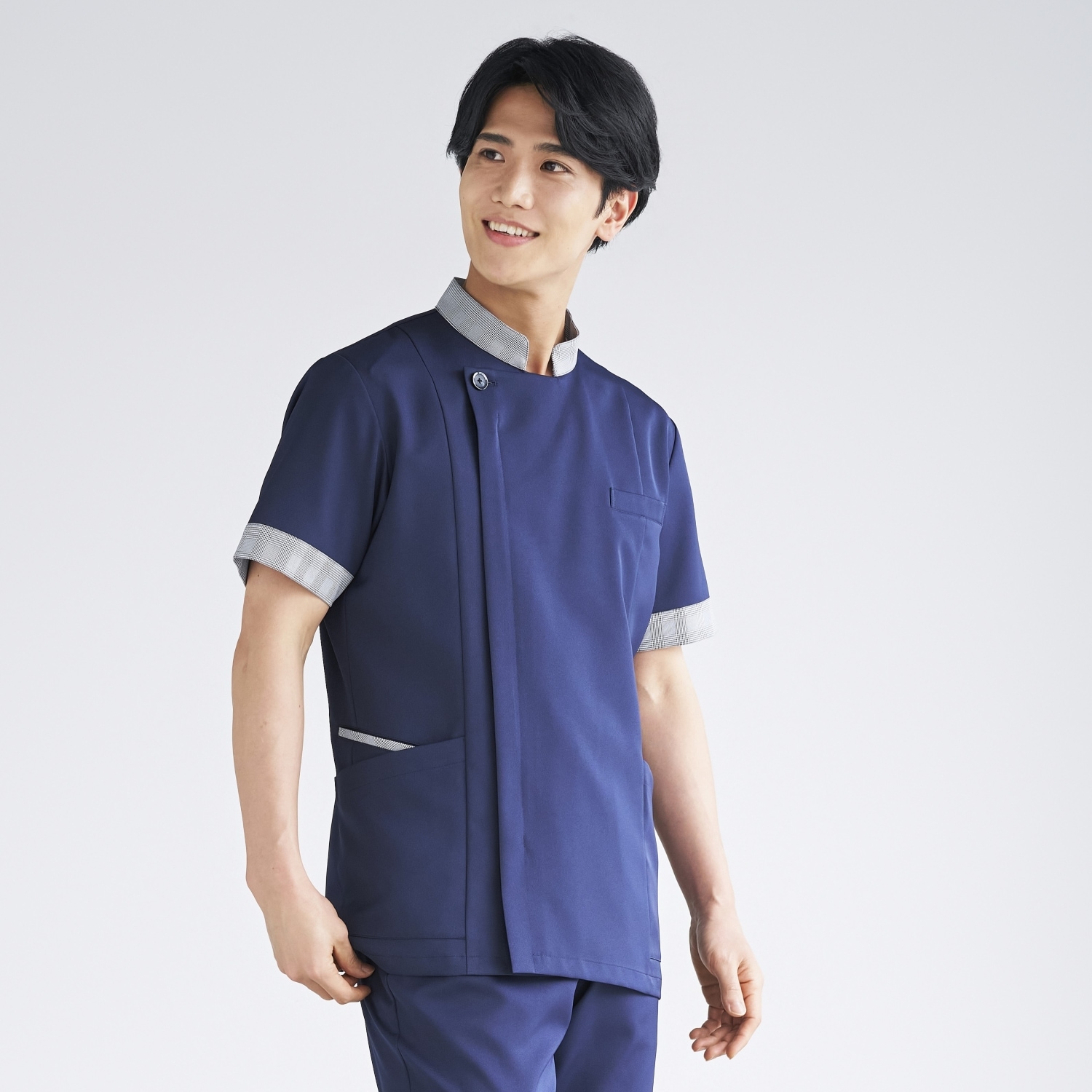 メンズジャケット[ダークネイビー×グレンチェック]