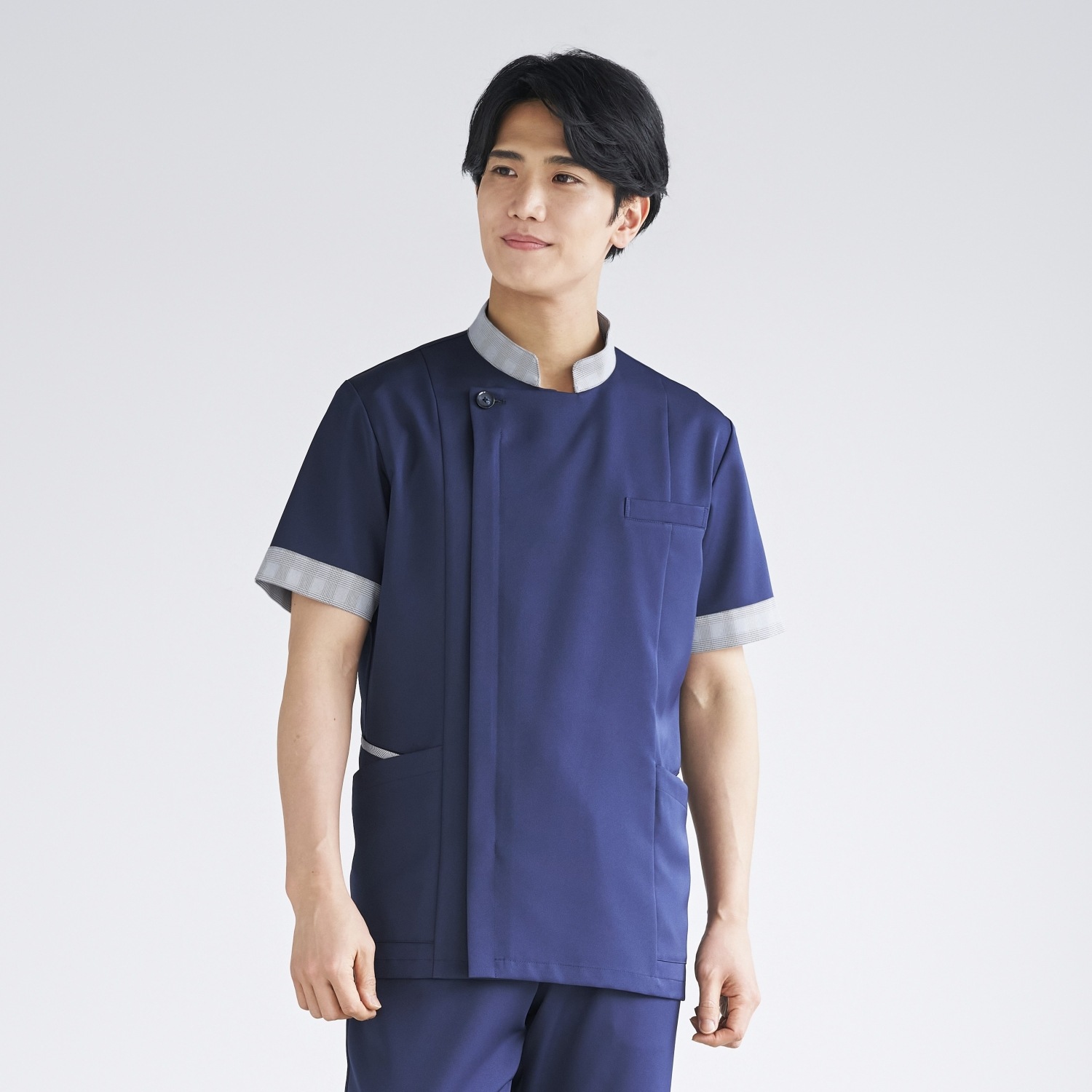 メンズジャケット[ダークネイビー×グレンチェック]