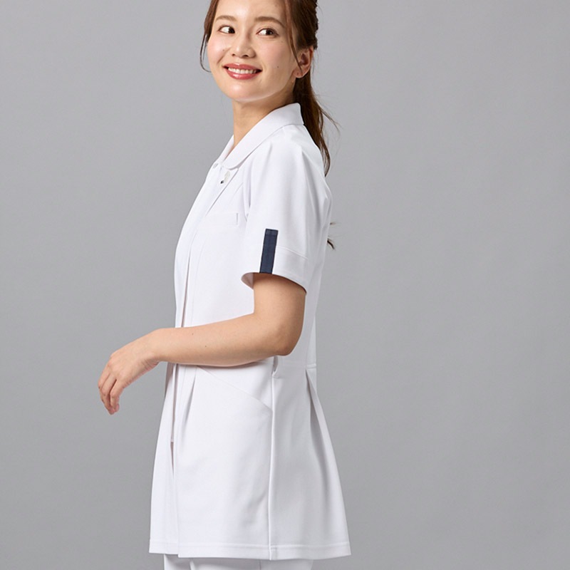 Botanical Garden レディスジャケット[ホワイト×ダークネイビー]