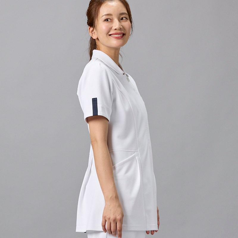 Botanical Garden レディスジャケット[ホワイト×ダークネイビー]