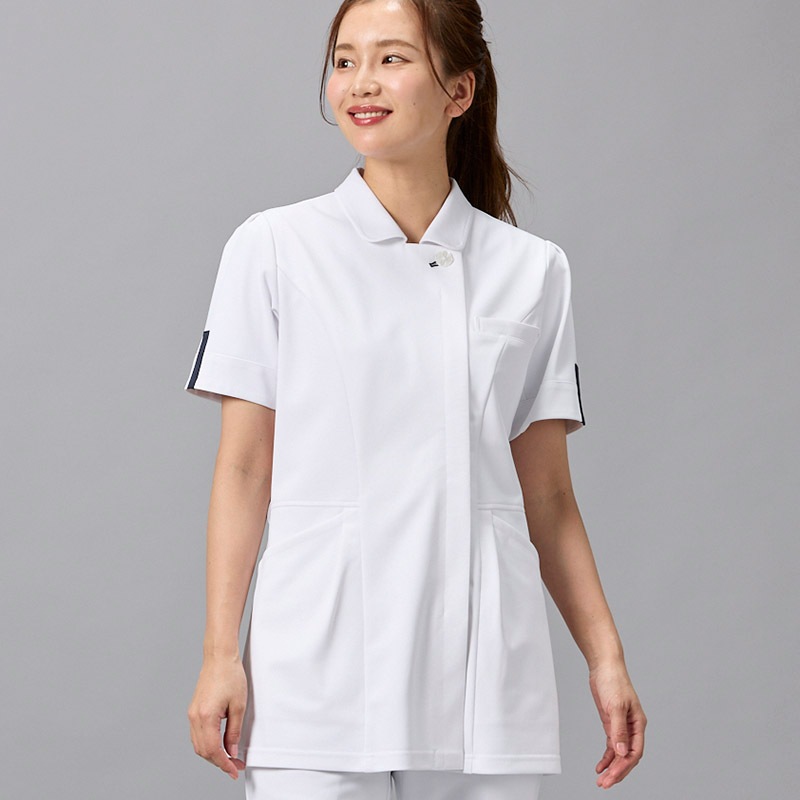 Botanical Garden レディスジャケット[ホワイト×ダークネイビー]