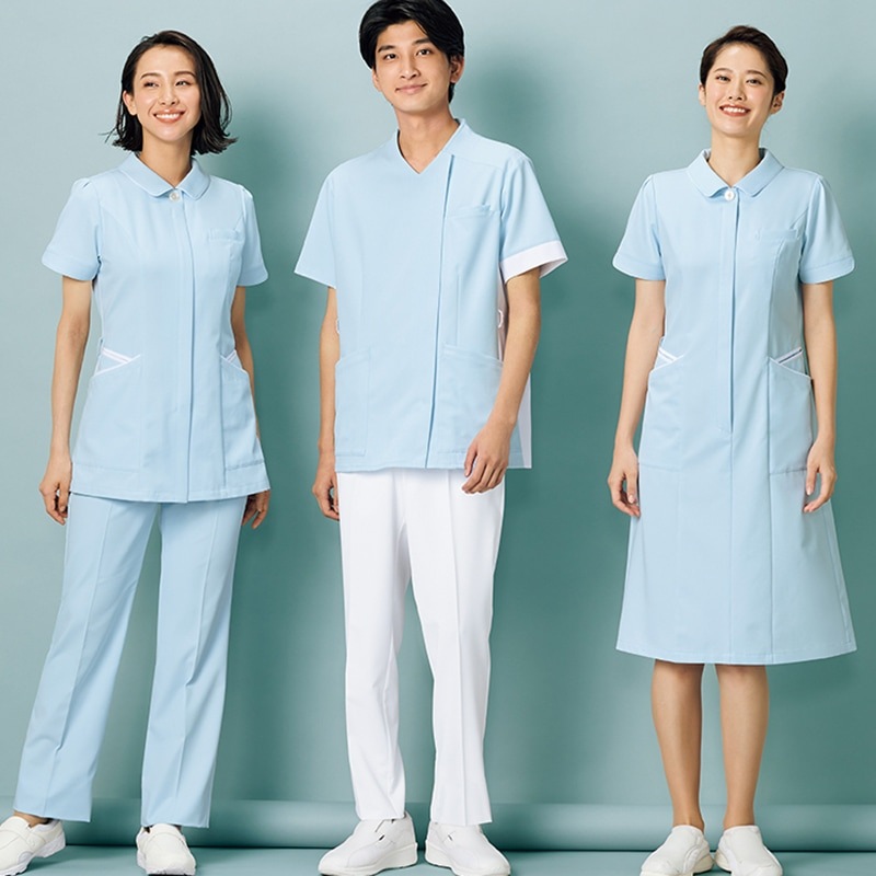 ワンピース[サックスブルー]