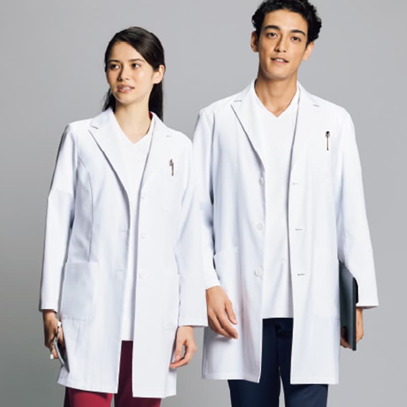 メンズショートコート[ホワイト]