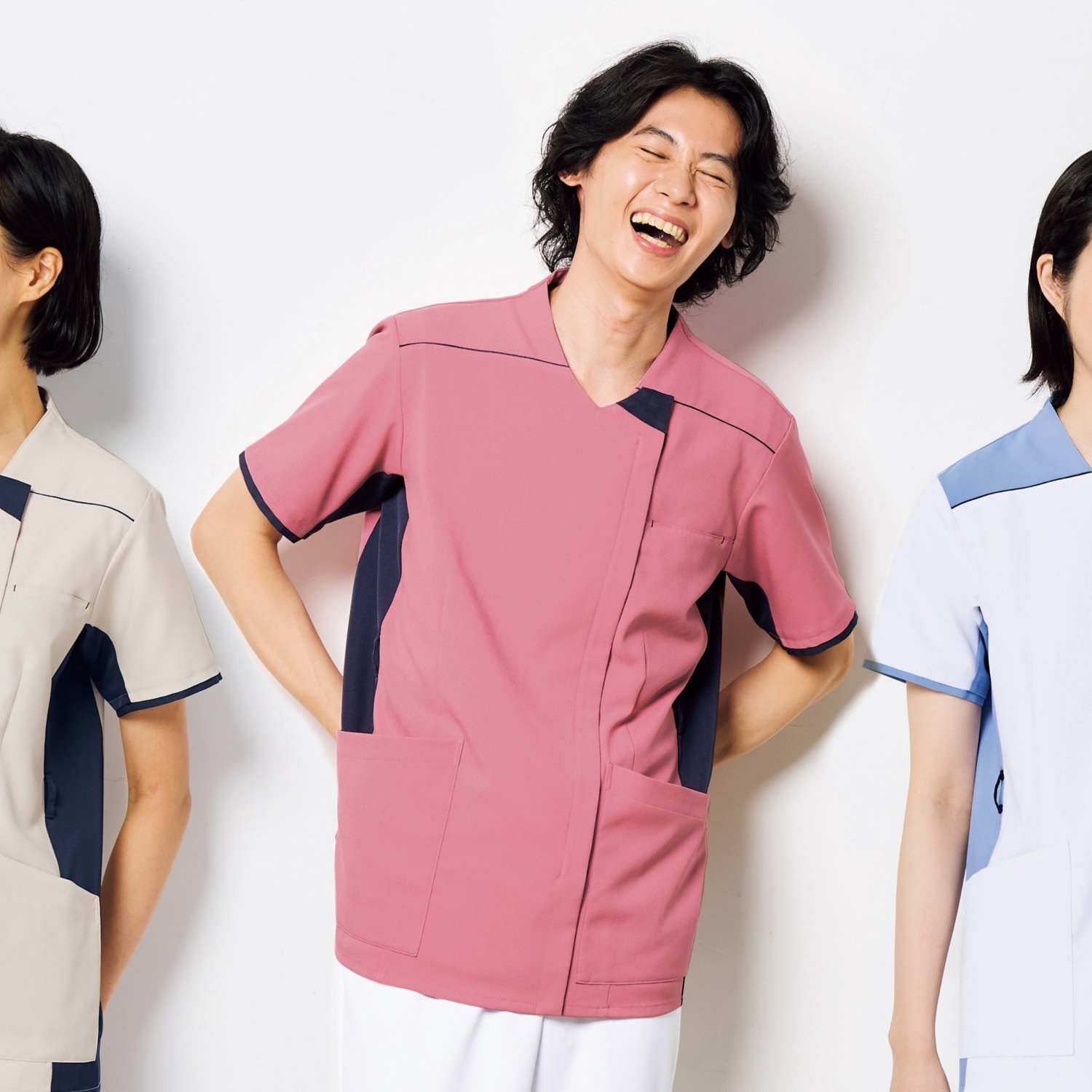 男女兼用ファスナースクラブ[アッシュピンク]