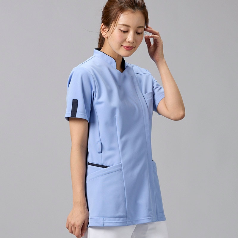 Botanical Garden レディスファスナースクラブ[ライトブルー×ダークネイビー]