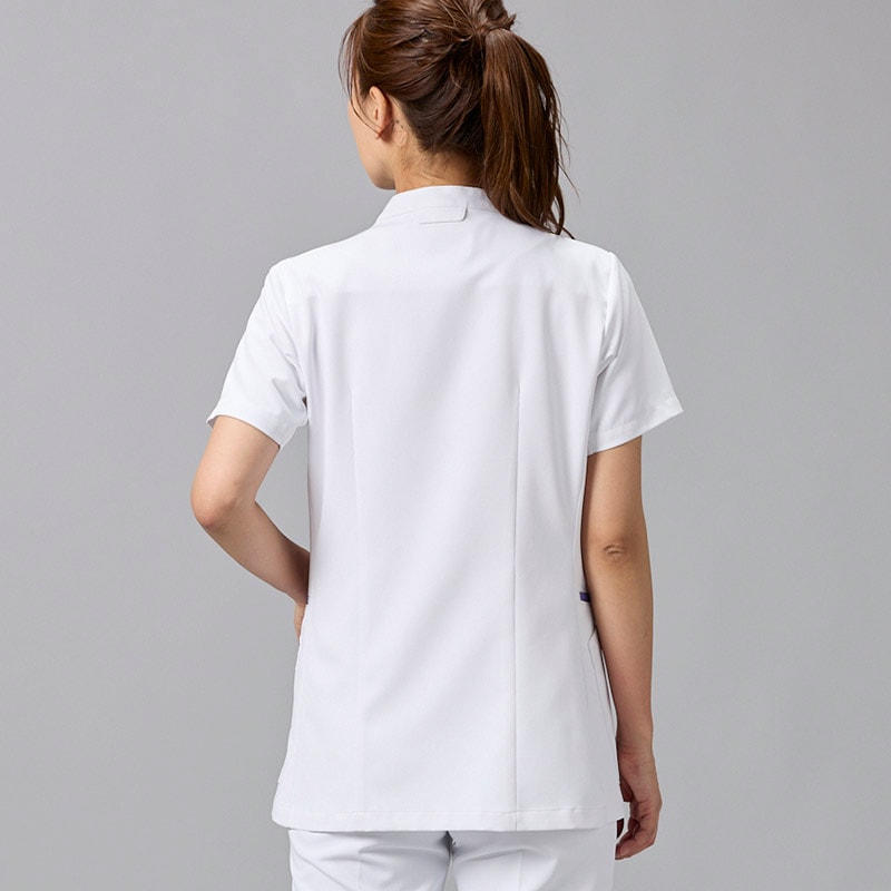 Botanical Garden レディスファスナースクラブ[ホワイト×アネモネブルー]