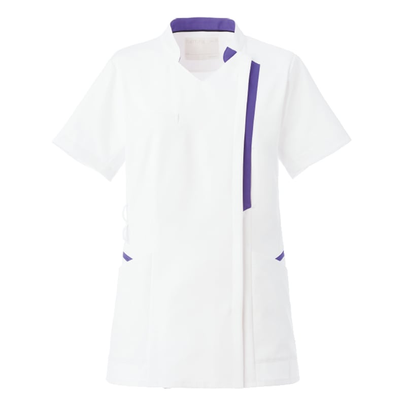 Botanical Garden レディスファスナースクラブ[ホワイト×アネモネブルー]