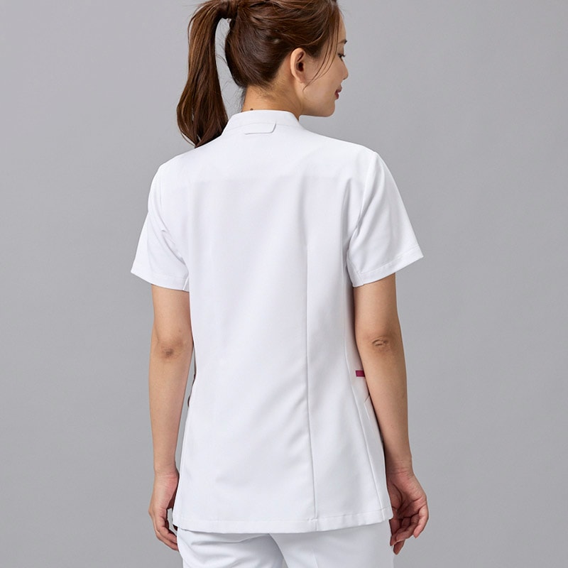 Botanical Garden レディスファスナースクラブ[ホワイト×ライラックピンク]