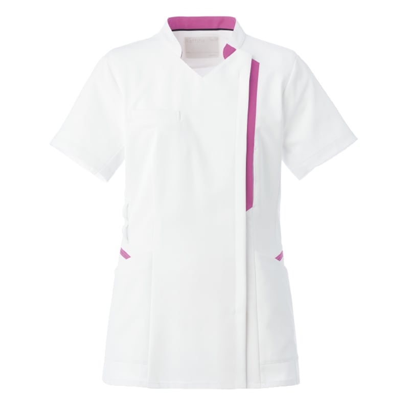 Botanical Garden レディスファスナースクラブ[ホワイト×ライラックピンク]