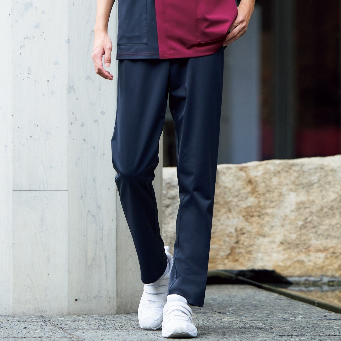 @Museum 男女兼用テーパードパンツ[ダークネイビー]