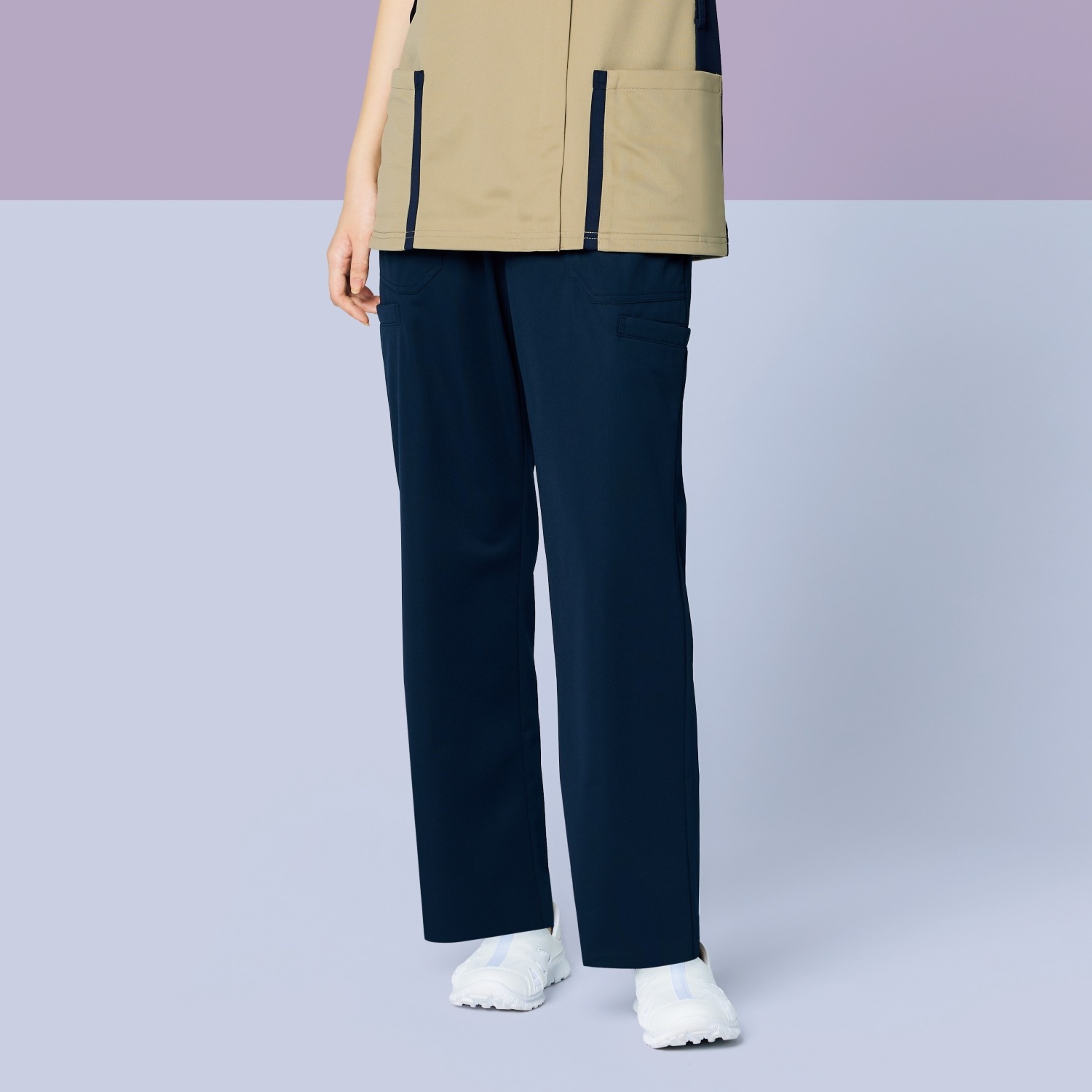 Colorfast 男女兼用カーゴパンツ[ダークネイビー]