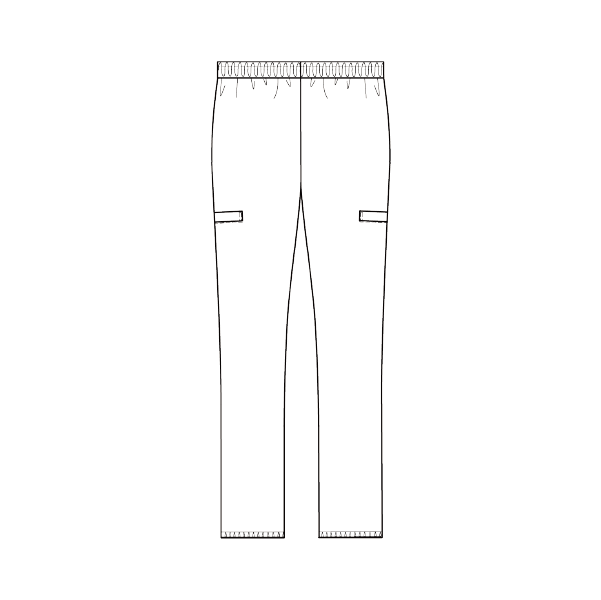 Colorfast 男女兼用カーゴパンツ[ダークネイビー]