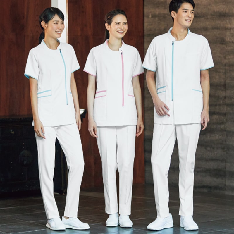 レディスファスナースクラブ[ホワイト×センシティブローズ]