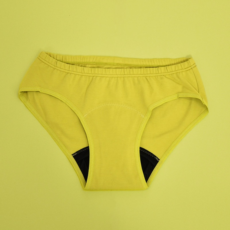 吸水サニタリーショーツ（レギュラー）Hogara【Raffiria別注カラー×ガーベライエロー】
