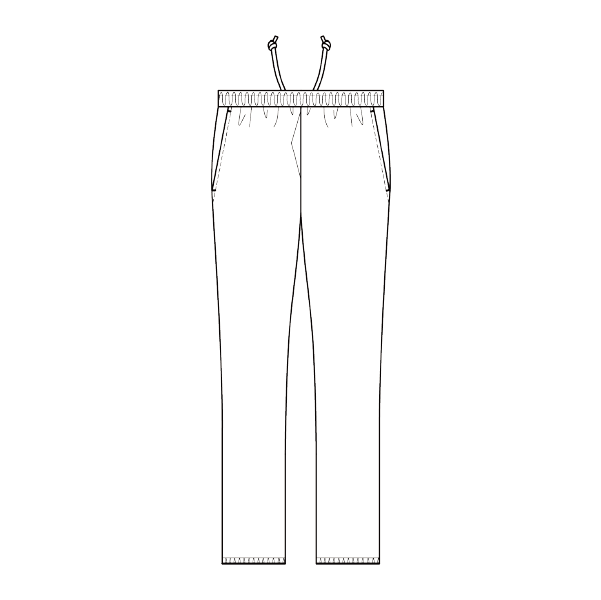 ウェルビースクラブ 男女兼用テーパードパンツ[ダークネイビー]