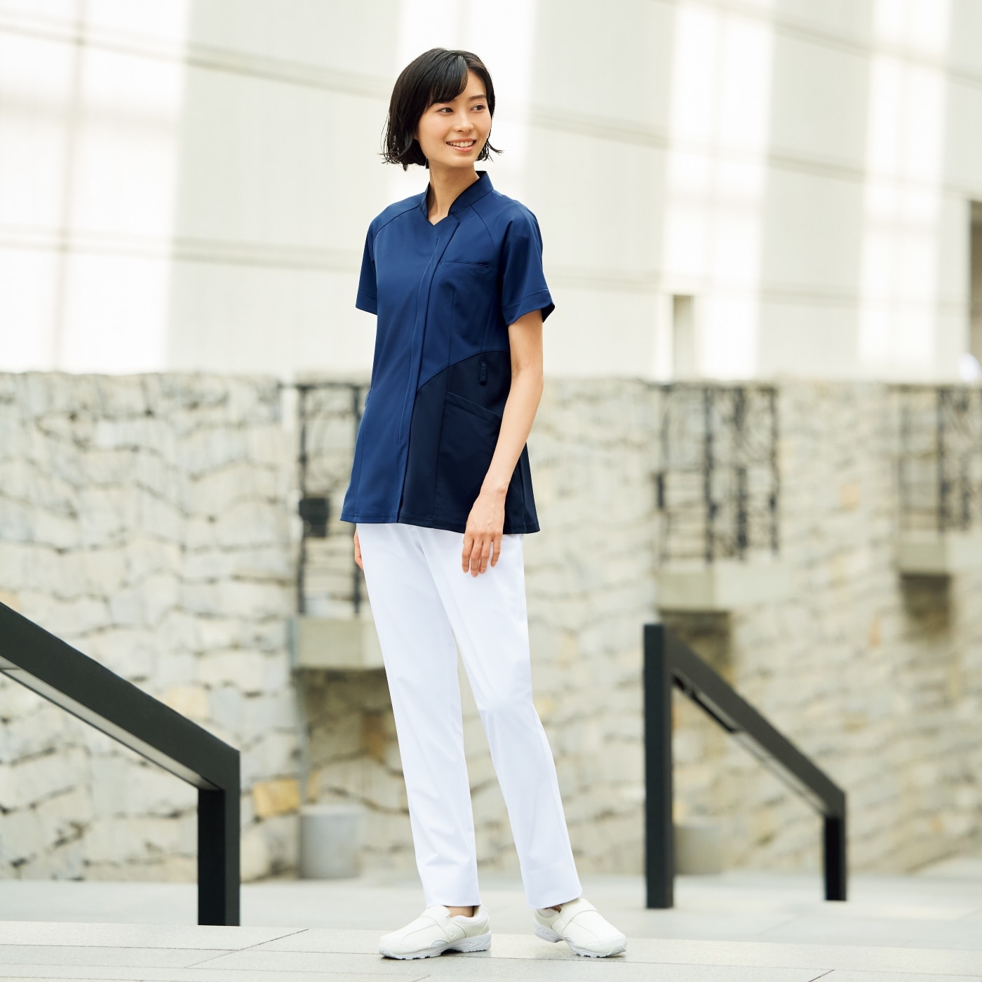 @Museum レディステーパードパンツ[ホワイト]