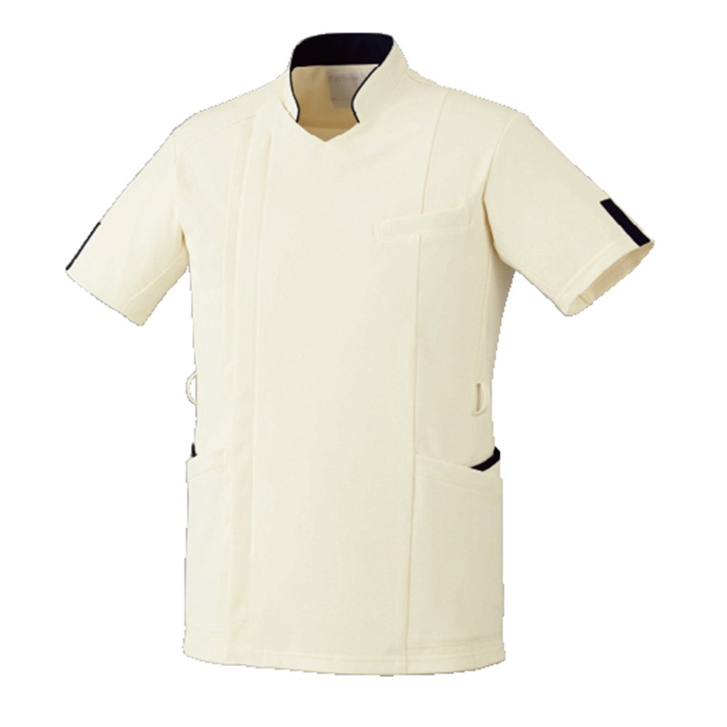 Botanical Garden メンズファスナースクラブ[バニラ×ダークネイビー]