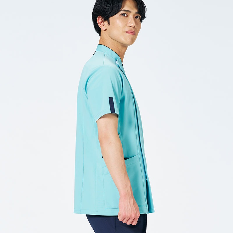 Botanical Garden メンズファスナースクラブ[ミント×ダークネイビー]