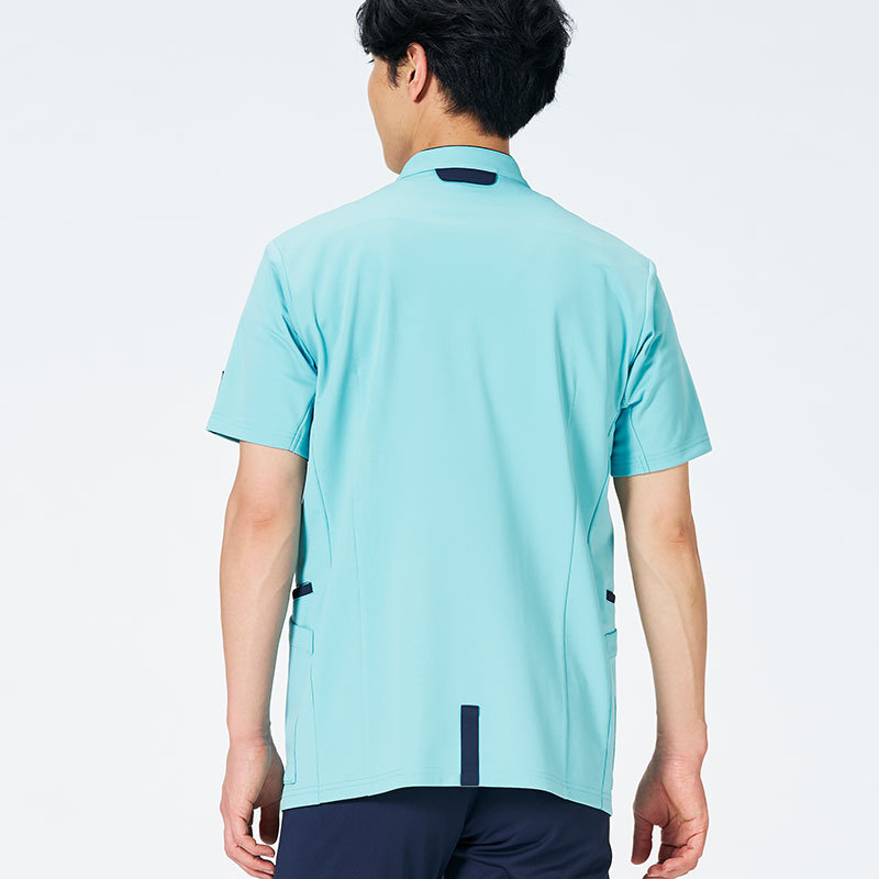 Botanical Garden メンズファスナースクラブ[ミント×ダークネイビー]