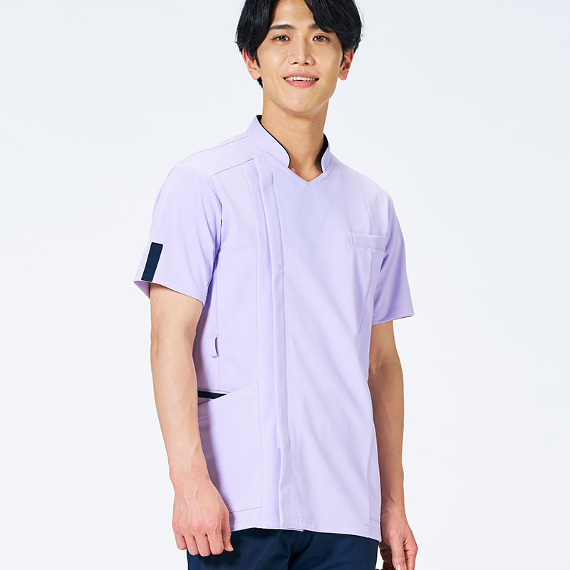 Botanical Garden メンズファスナースクラブ[ラベンダー×ダークネイビー]