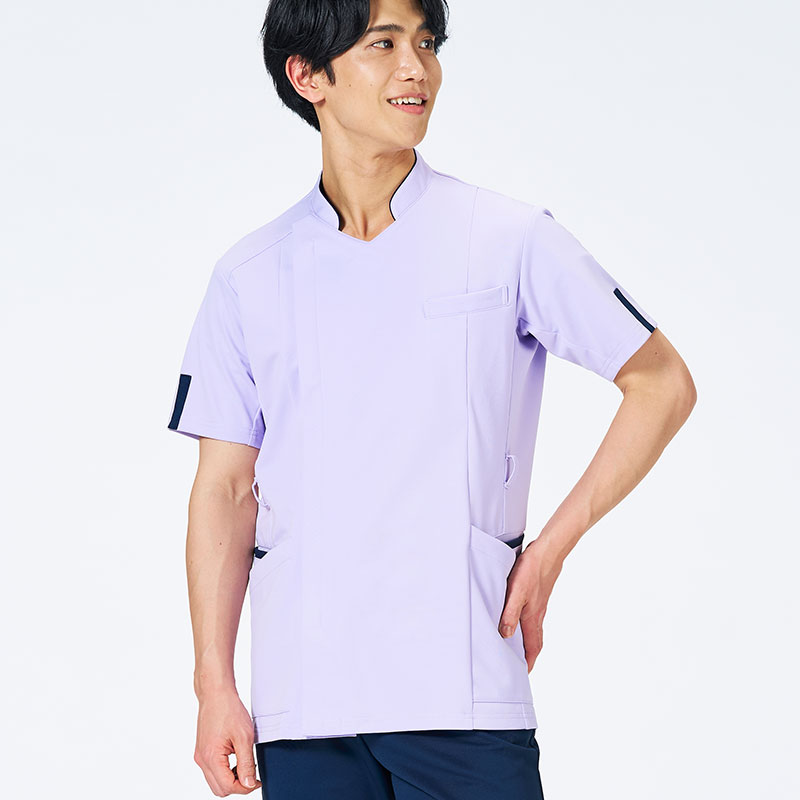 メンズファスナースクラブ[ラベンダー×ダークネイビー]